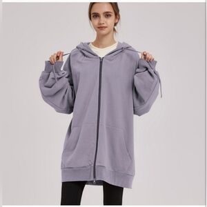 NAP Oversized Zip Up Lavendar 🪻Hoodie XL
